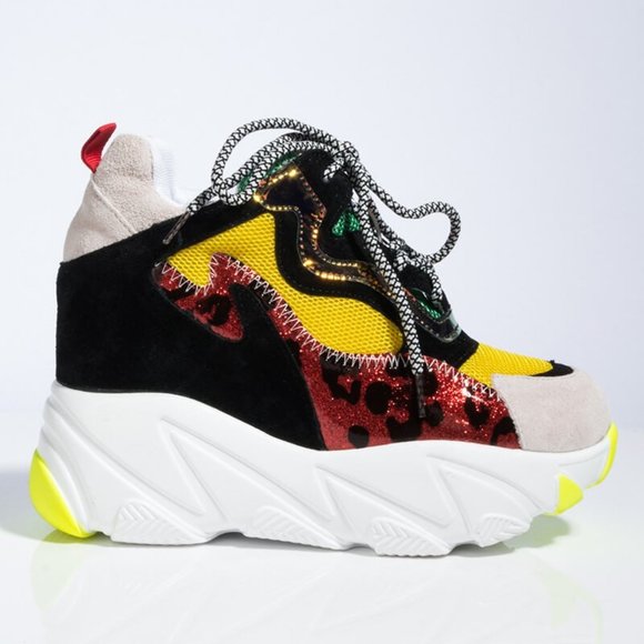 LIFE ME UP NOVELTY PLATFORM WEDGE SNEAKER - Picture 3 of 8